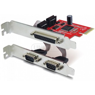 CARD PCI -> COM 25 + COM 9 UNITEK Y 7508 EXPRESS , KHE PCI EXPRESS 1X MỞ RỘNG SANG COM 26 LPT PARALLEL + COM 9 RS 232