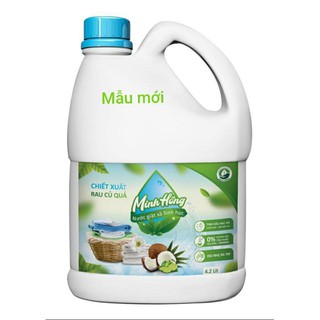 Nước giặt Organic 100 từ Rau Củ Quả Minh Hồng 4,2L