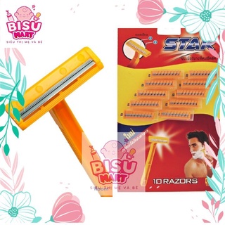 Combo Vĩ 24 Dao Cạo Râu Thái Lan STAR