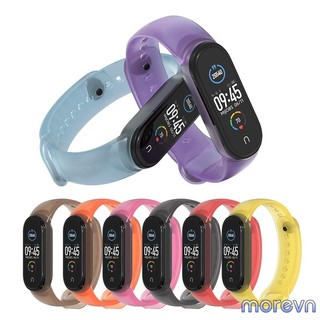 Dây đeo silicon trong suốt Mi band 5, miband 6 chính hãng Mijobs - dây đeo thay thế mi band 6,miband 5 trong suốt Mijobs