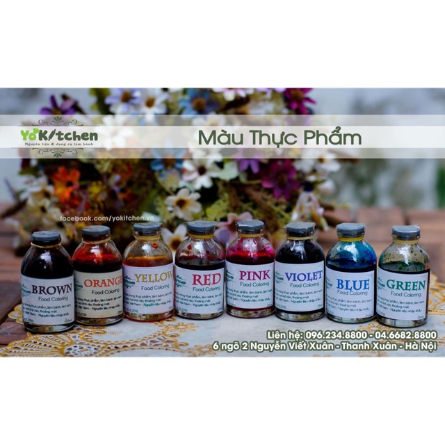 Màu dầu thực phẩm