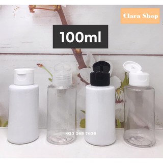 Chai pet 100ml vòi nhỏ giọt vai ngang - Chai chiết mỹ phẩm