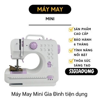 [SGD] Máy May Mini - Máy Khâu Gia Đình UFR 705 Với 12 Chế Độ May, Có Đèn Led Kèm Chân Vịt 9739