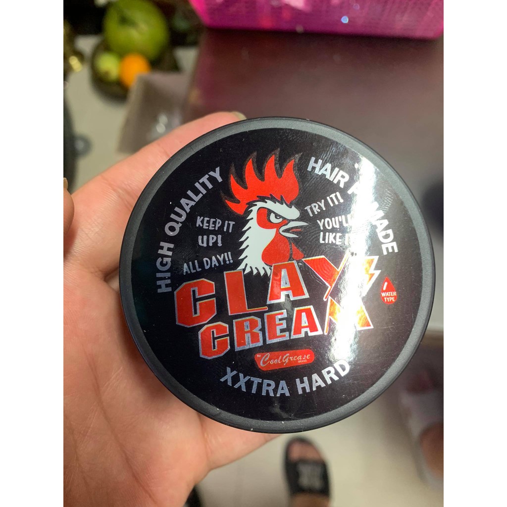 Sáp vuốt tóc con gà Clay Cream Xxtra Hard Nhật Bản 80g
