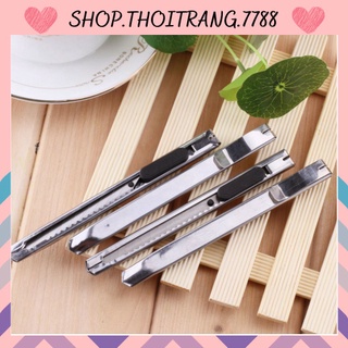 Dao rọc giấy văn phòng bằng inox không rỉ 88073 shop thời trang 7788