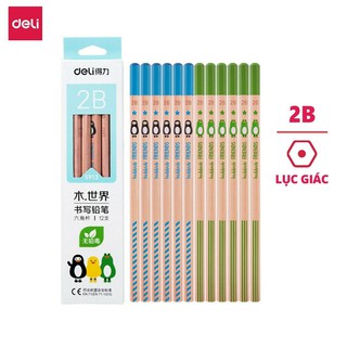Hộp 12 bút chì Deli 2B (các loại)