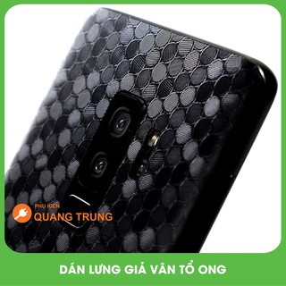Dán Lưng Skin Vân Tổ Ong , Galaxy S7,S7edge,S8,S8plus,S9,S9plus,Note5,Note7,Note8,Note9