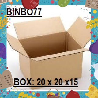Thùng carton 20x20x15 bộ combo 20 hộp