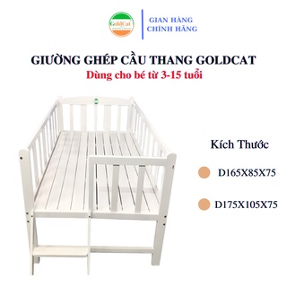 Giường Ngủ Cho Bé Ghép Cầu Thang GOLDCAT GC36T Chất Liệu Gỗ Quế Độ Bền Cao Cho Trẻ Từ 3-15 Tuổi