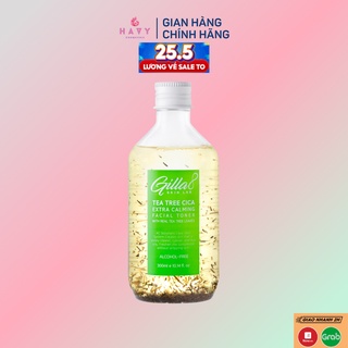 Nước cân bằng lá trà bay GILLA8 Tea Tree Cica Extra Calming Facial Toner 300ml