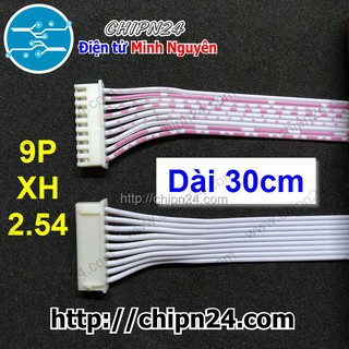 [1 SỢI] Dây bẹ 9p 30cm XH2.54mm (Dây bus, Dây cáp)