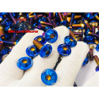Bộ 10 ốc Proti xi mạ Titan loại xịn gắn dàn áo các loại xe máy,moto