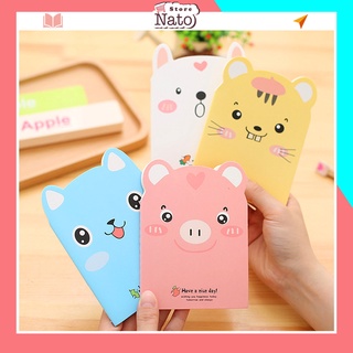 Sổ tay cute a5 mini nhỏ đẹp xinh ghi chú bìa trơn dễ thương cho bé học tập NATO ST05