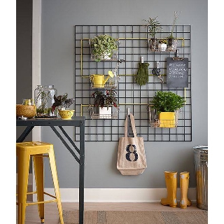 Lưới sắt decor treo ảnh (LS1) - Tặng kèm móc treo