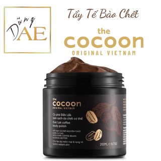 Tẩy Tế Bào Chết Body COCOON Cafe Đắk Lắk - COCOON Dak Lak Coffee Body Polish 200mL