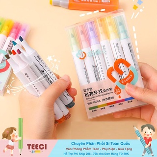 <Video Review>Bút Dạ Đánh Dấu Nhớ Dòng Highlight Vỏ Trắng NắpTrong Suốt T688