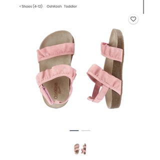 [Mã SKAMA8 giảm 8% đơn từ 300k] Sandal Oshosh Màu Hồng Cho Bé Gái xuất dư xịn