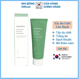 Tẩy Tế Bào Chết - Tẩy Da Chết Chiết Xuất Lúa Mạch Innisfree Green Barley Gommage Peeling Mask 120ml
