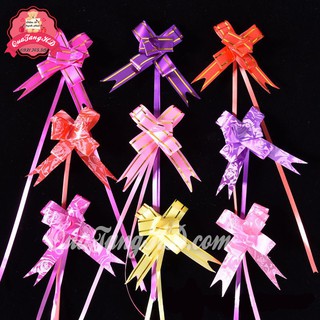 Tệp 10 Chiếc Nơ Rút 1.2cm Buộc Quà Gói Quà Gói Hoa
