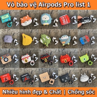 [Rẻ vô địch][List 1] Case Vỏ bọc ốp tai nghe Airpods Pro chất liệu Silicone dày dặn hình Cực Chất