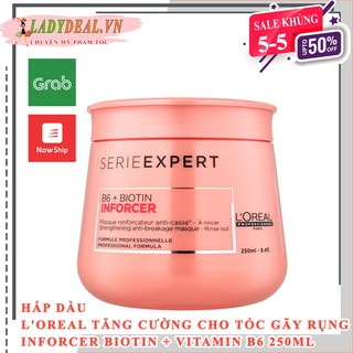 DẦU HẤP L'OREAL TĂNG CƯỜNG CHO TÓC GÃY RỤNG L'OREAL INFORCER 250ML