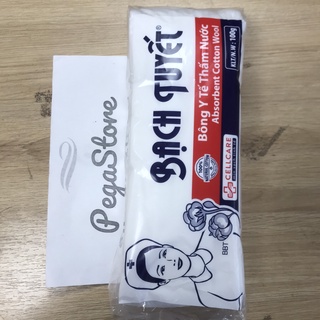 Bông gòn y tế 100g - 25g - bông gòn Bạch Tuyết