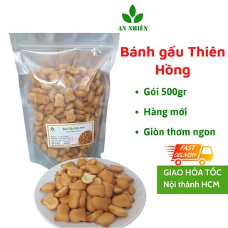 [Mã GROSALE1 giảm 8% đơn 500K] Bánh gấu nhân kem Thiên Hồng 500gr