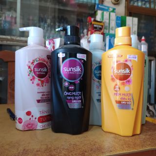DẦU GỘI SUNSILK 650 GAM ĐỦ CÁC MÙI hương