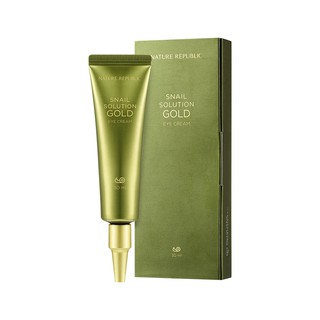 Kem dưỡng mắt [HSD 10/2022] NATURE REPUBLIC Snail Solution Gold Eye Cream 30ml