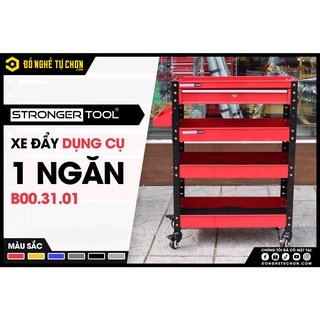 XE ĐẨY DỤNG CỤ 4 KHAY 1 NGĂN KÉO 2 TẤM HÔNG  - TC1.B00.31.01