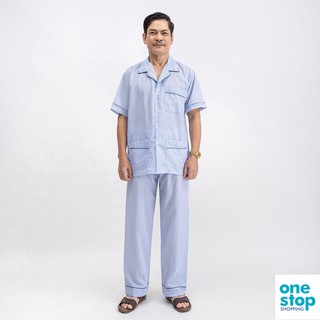 Bộ đồ pijama trung niên cộc tay chất liệu vải kate one shop