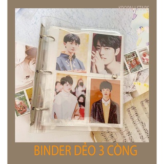 [BINDER A5 lùn 3 còng] Bìa hoặc Nguyên cuốn Binder A5 bìa dẻo 3 còng. 3 loại sheet