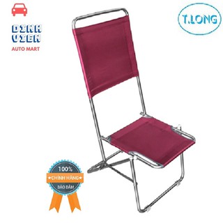 Ghế xếp inox loại cao Thanh Long GXI-L02 44 x 42 x 86 cm giúp tiết kiệm diện tích cất giữ và  mang theo khi đi cắm trại.