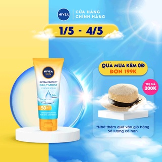 Serum chống nắng &amp; dưỡng thể toàn thân NIVEA Dưỡng ẩm vượt trội SPF50, PA+++ 86090