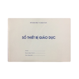 Sổ thiết bị giáo dục