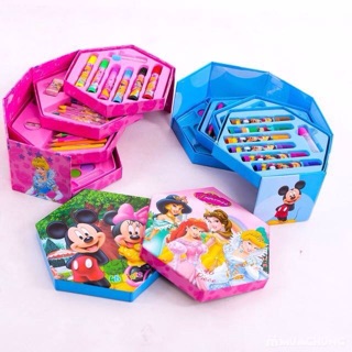 Bộ hộp bút màu 4 tầng cho bé