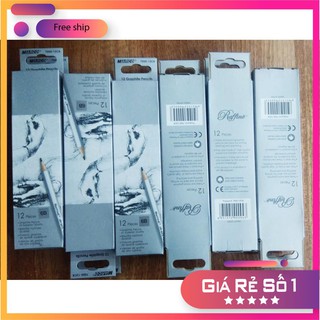 [CHẤT] 01 hộp Bút chì Marco Raffine 6B (12 bút)