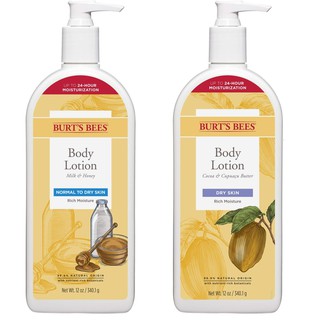 Dưỡng thể dành cho da khô Burts Bees Butter Body Lotion 340g (Mỹ)