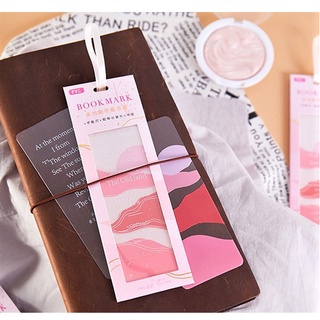 Set 3 bookmark đánh dấu trang, bộ 3 thẻ nhựa làm dấu trang sách hình vẽ cute dễ thương