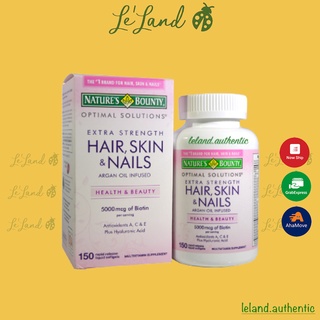 Viên uống đẹp da, tóc và móng – Nature’s Bounty Hair Skin &amp; Nail các loại