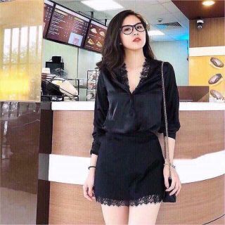 Sale !!! CHÂN VÁY CHỮ A CHO NỮ VIỀN REN LIỀN QUẦN (SP001052 ) Shop Phúc Yến