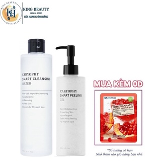 Combo 2 Sản Phẩm Làm Sạch Da, Tẩy Tế Bào Chết Cho Da Caryophy (Nước Tẩy Trang 300ml + Gel tẩy tế bào chết 250ml)