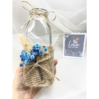 Lọ hoa quấn thừng handmade trang trí sáng tạo
