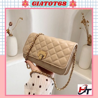 TÚI ĐEO CHÉO NỮ TRẦN TRÁM NẮP GẬP SIÊU HOT GT 484