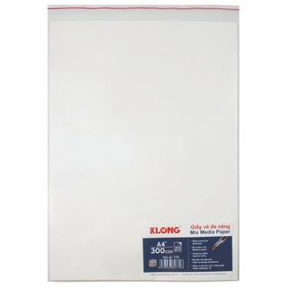 [Mã LIFEBOOK1 giảm 30K đơn 150K] Giấy vẽ Màu Nước Klong A4 Cao Cấp 250 GSM 20 tờ