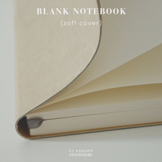 Sổ dán gáy giấy trơn bìa mềm - Blank Notebook (soft cover)