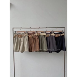 721- QUẦN SHORT VẢI KÈM BELT CÓI