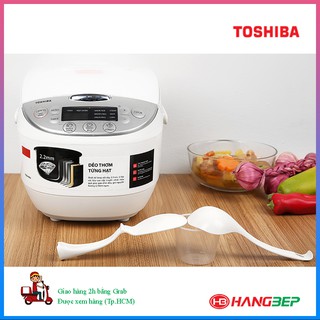 Nồi cơm điện tử Toshiba 1.8 lít RC-18DH2PV(W) - Bảo hành chính hãng 12 tháng toàn quốc - Freeship Bình Thạnh, Q1, PN