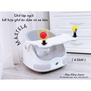 [Mã MKBC13 giảm 80k đơn 1 triệu] Ghế ăn dặm đa năng kết hợp xe kéo Mastela 1018