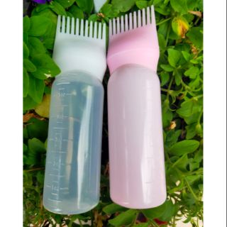 Bình đựng thuốc nhuộm tóc 120ml kèm lược tiện lợi